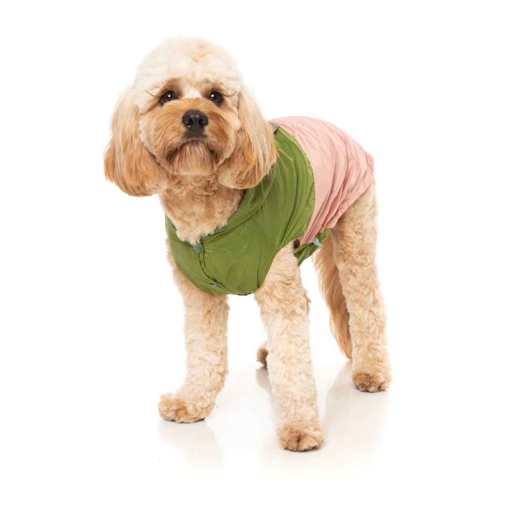 Raincoat Ormond Olive/Pink