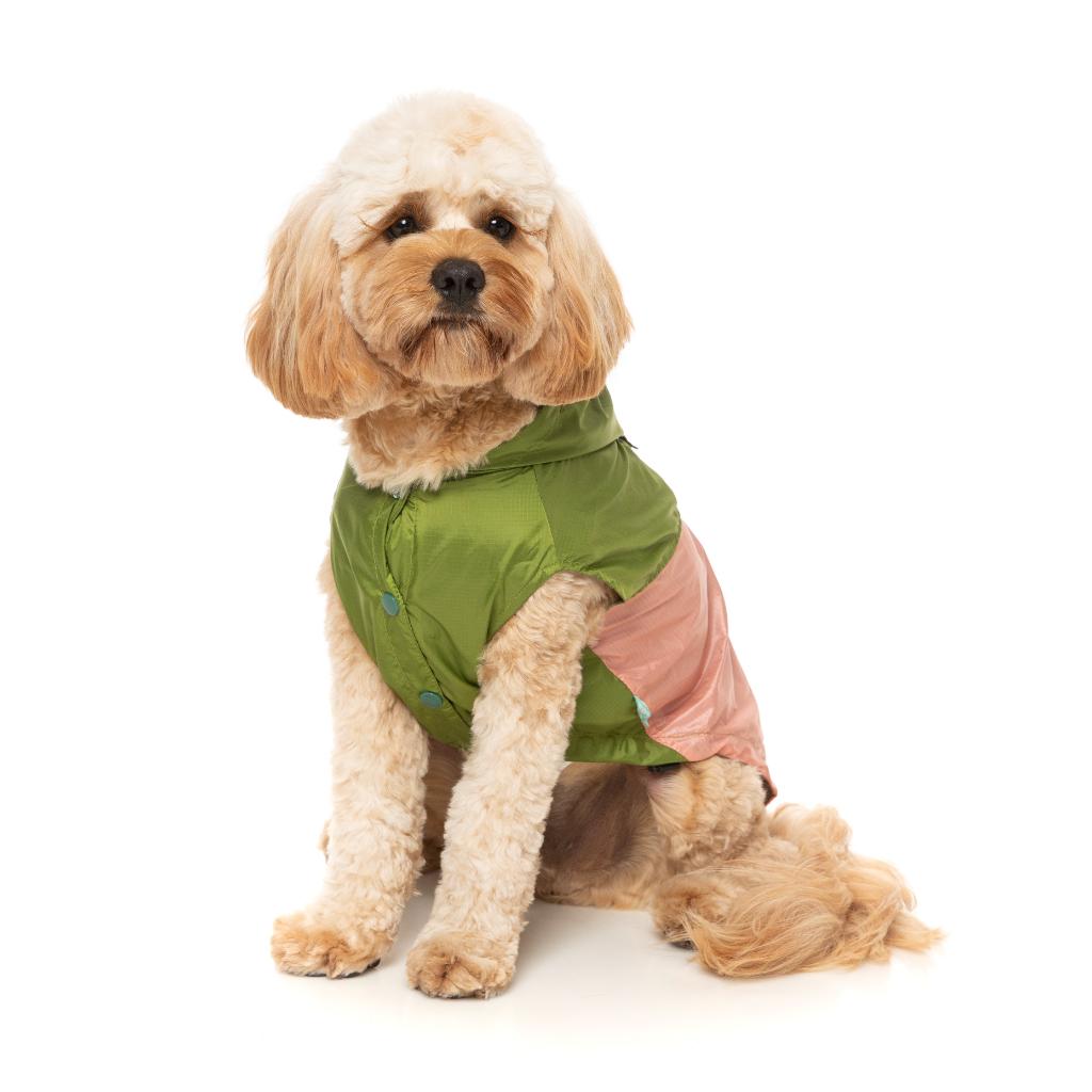 Raincoat Ormond Olive/Pink