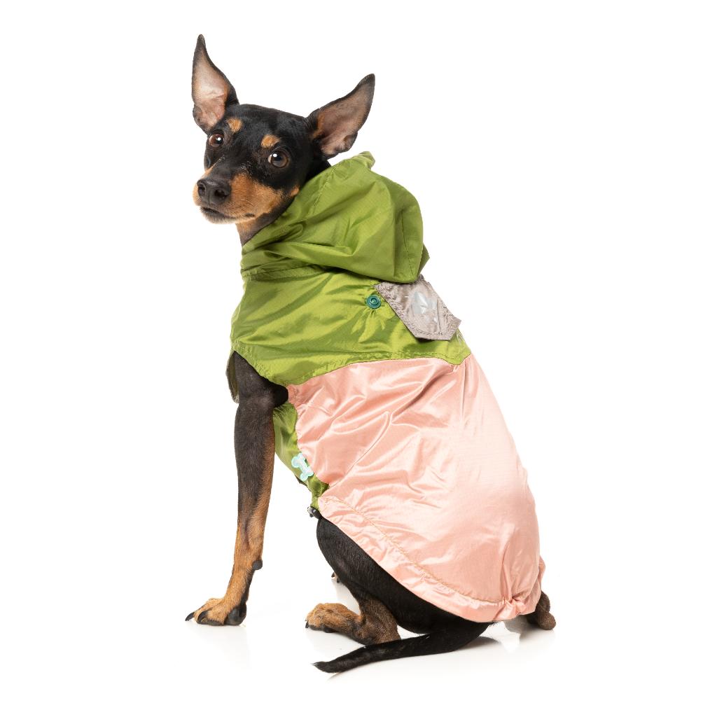 Raincoat Ormond Olive/Pink