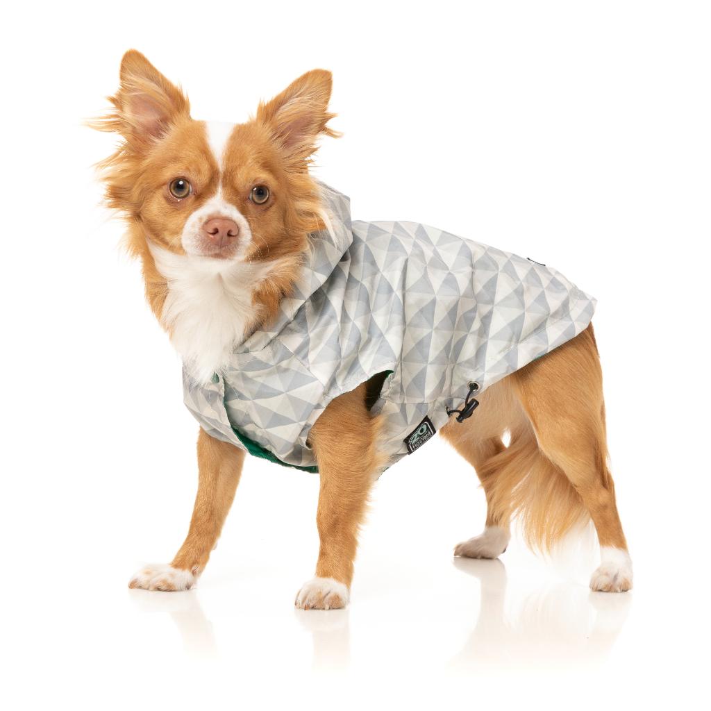 Raincoat Flipside Green/Beige