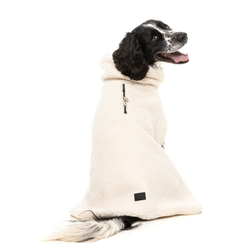 The Cosy Snood Coat - Eggshell