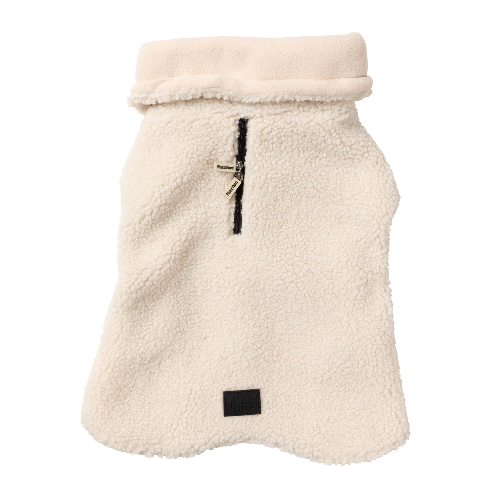 The Cosy Snood Coat - Eggshell