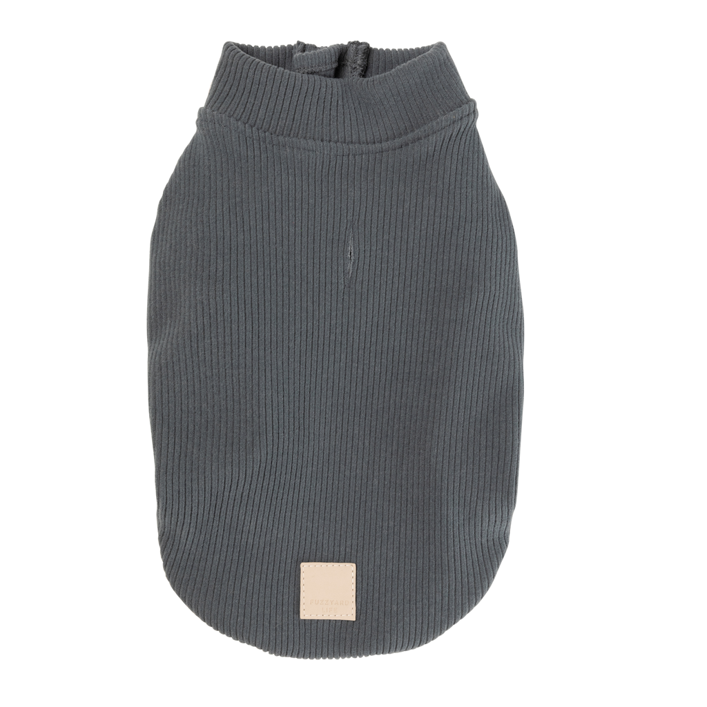 FuzzYard Life Ribbed Sweater - Slate Grey