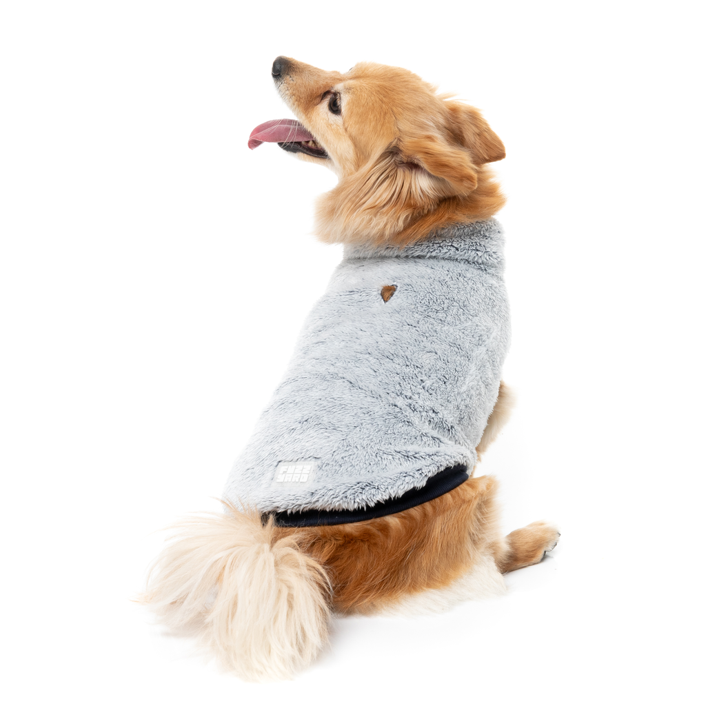 Frosted Teddy Sweater - Navy