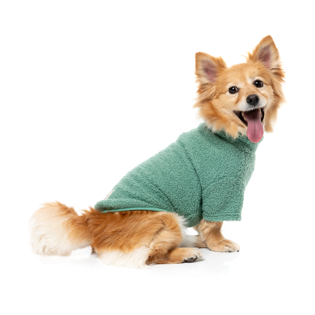 FuzzYard Life Boucle Sweater - Myrtle Green