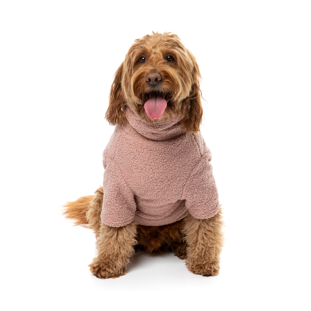FuzzYard Life Boucle Sweater - Soft Blush