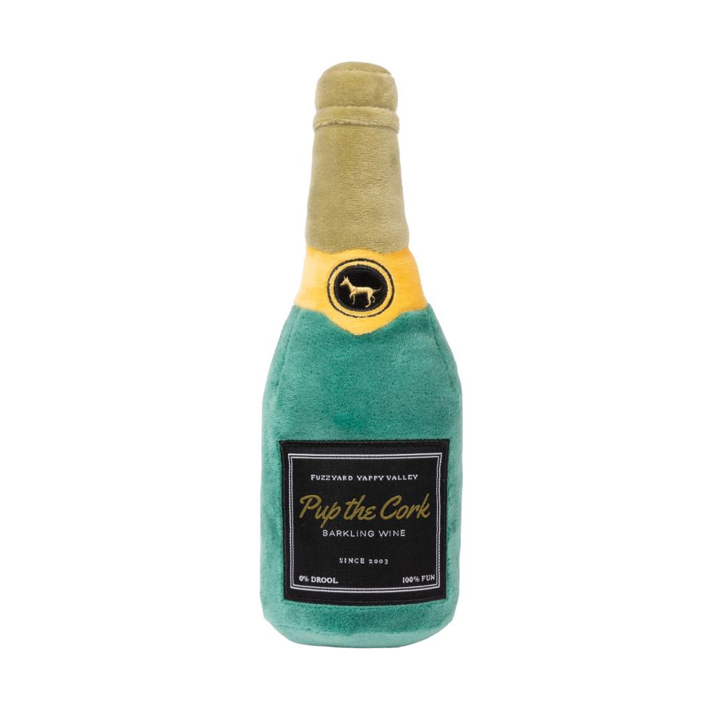 PLUSH TOY - PUP THE CORK SPARKLING WINE