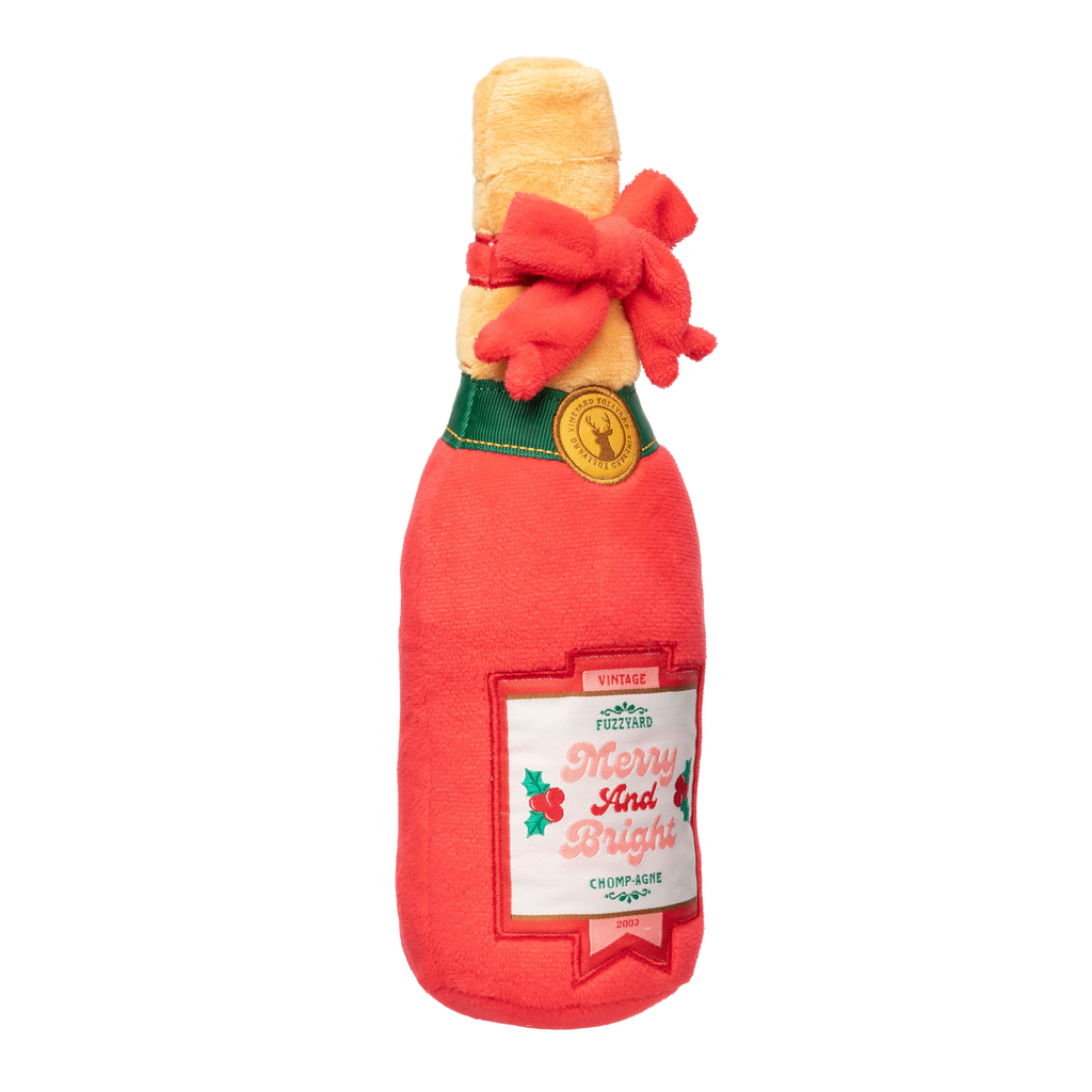 FuzzYard Juguete de Navidad - Merry & Bright Chomp-agne