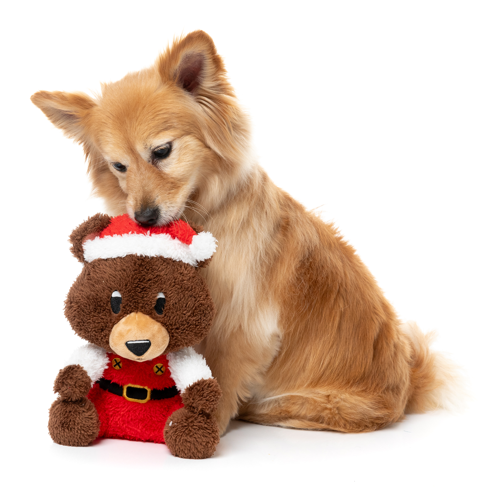 FuzzYard Juguete de Navidad - Santa Fuzz Bear