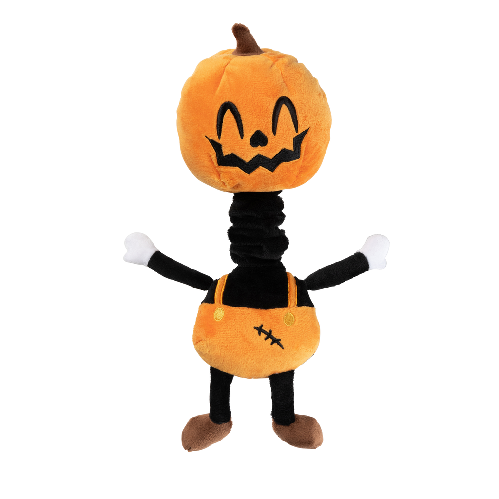 Peluche de Halloween para perros FuzzYard Michael Gourdan con cabeza de calabaza