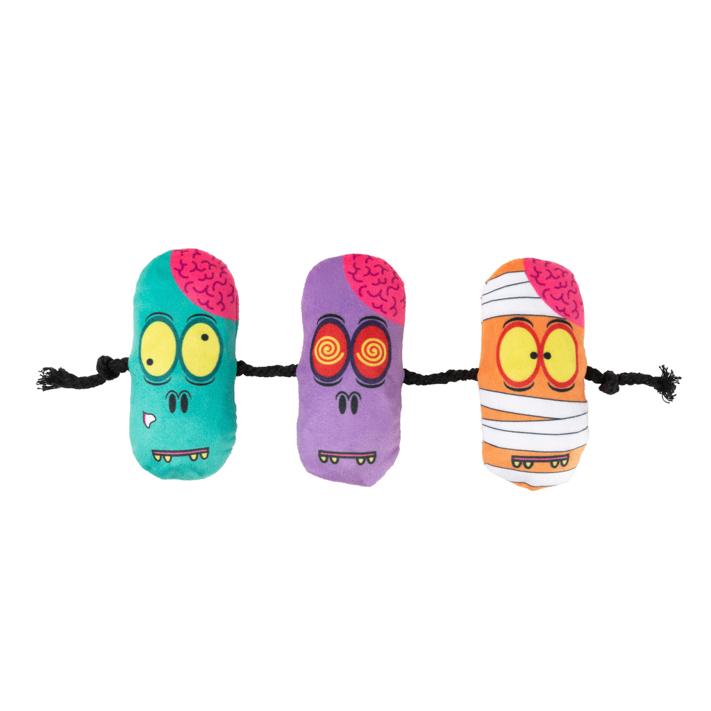 ZOMBIE SKEWER 3PC STRING - JUGUETE PARA GATOS