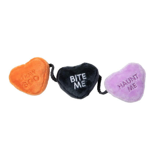 SPOOKY CANDY HEARTS STRING - JUGUETE PARA GATOS