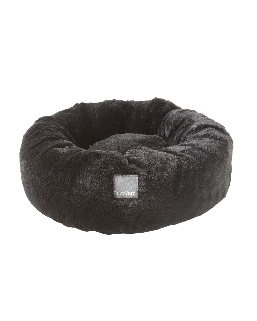 Dreameazzzy Cuddler Dog Bed Black