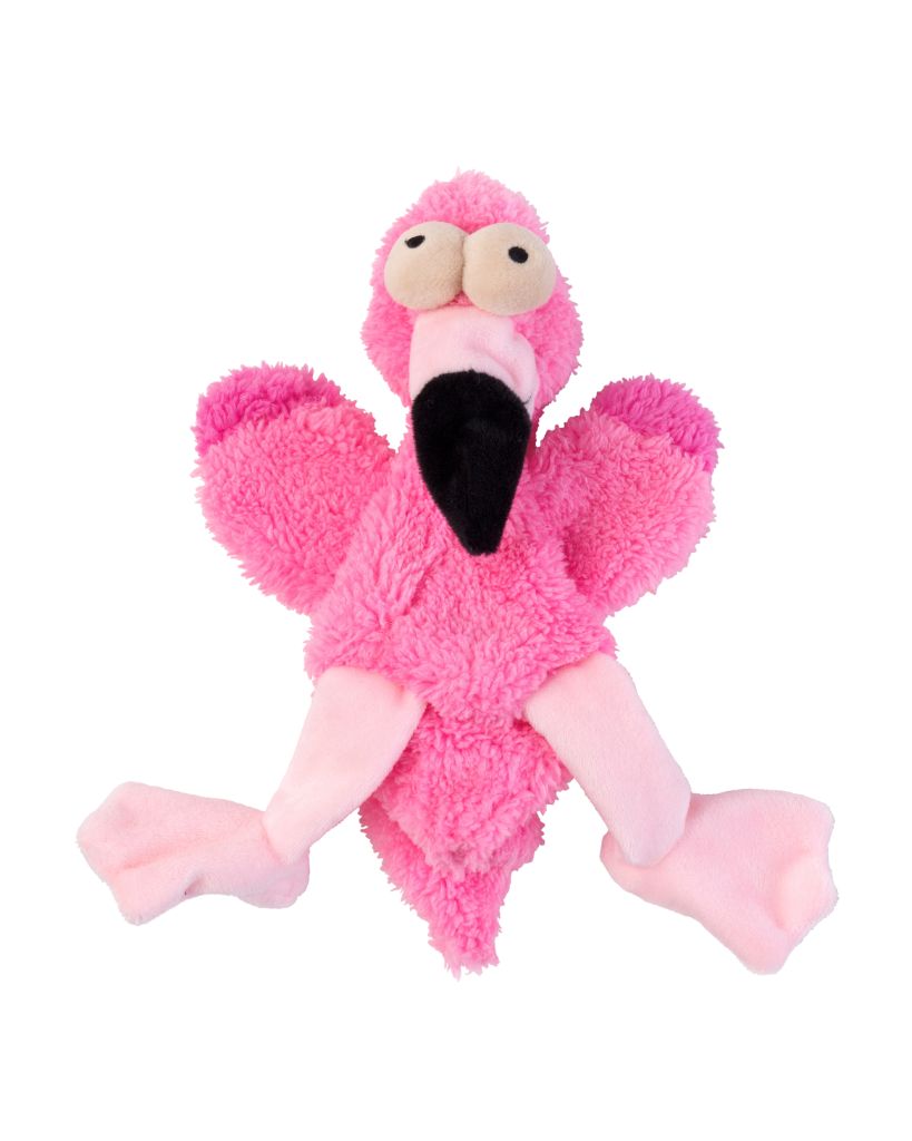 Flo The Flamingo Peluche para perros sin relleno