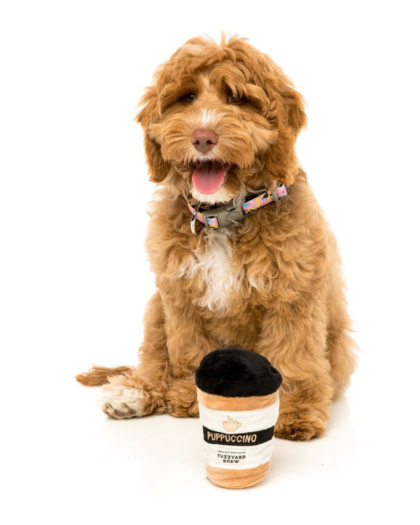 Dog Plush Toy Puppuccino Coffee